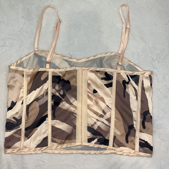 IAMGIA Evanthie bustier camo corset crop to Large L - Picture 3 of 4
